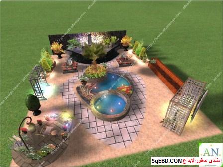 تصميم حدائق داخلية, حديقة المنزل الداخلية , تصميم حدائق ...